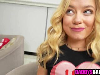 Step dad helps step daughter get over her ex boyfriend