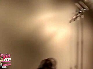 sexy amateur teen squirts during intense gang bang session