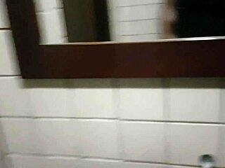 Quick solo humiliation session at the pub toilet in public.