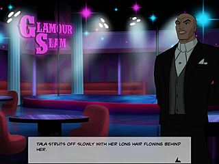 DC Comics Hentai Brunette Gets Rough Leash Training