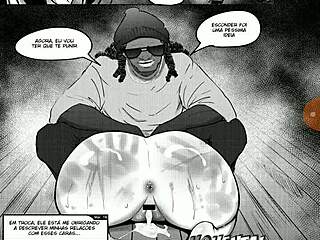 Gay men having anal sex in a porn video