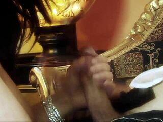 Little 18+ Masked Brunette Kitty Came To Play And Tittyfuck Her Master's Big Dick