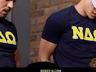 Suggestive gay orgy with Des Irez, Jayden Marcos, Max Lorde, and Nico Coopa.