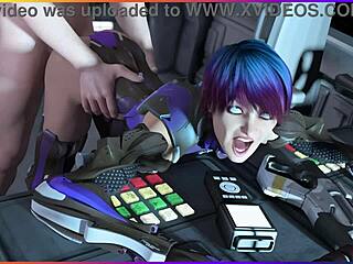 The rift - part 2 - adult 3d porn comics - a man fucking a android girl which is looking like his wife