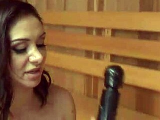 In the Sauna, Lesbians Get Kinky with Anal Toying and Gaping Fun