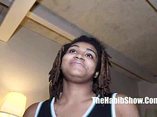 Sexy stripper Treasure performs in amateur POV scene