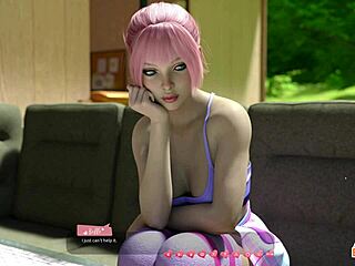 violet cums from clapping in anime threesome