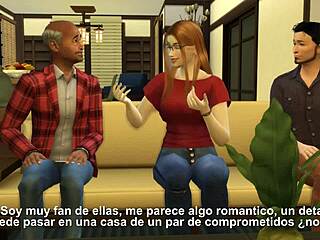 my grandfather interacts intimately with fiancée in game