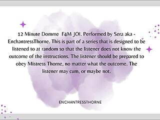 Femdom joi denial part 2 of 12 for f4m