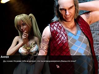 anime girl gets betrayed with anal and deepthroat in gameplay