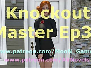 Amateur anime 3D cartoon with Maledom theme