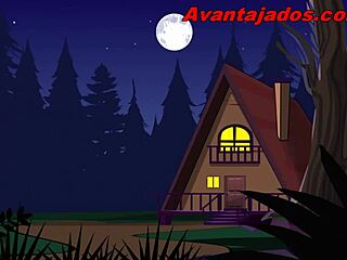 Anime forest features gay perverts in comic style