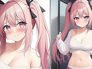 Ai anime girl in a casual story