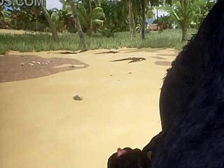 POV View of Two Gay Wolves Ramming Hard in Wild Furry Action