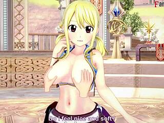 i cant believe lucy heartfilia suckin so deepthroat in fairy tail fantasy... wow