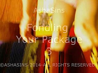 Fondling Your Package With Dildo And Toys In Shorts Teasing