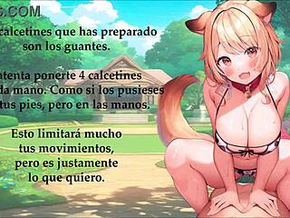 Spanish slave transformation into a furry companion