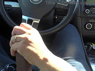 real cuckold wife meets horny fan in car?
