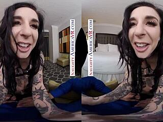 Naughty Joanna Angel Craves Intense Fucking. She Licks Balls And Offers Titty Fuck In Heels.