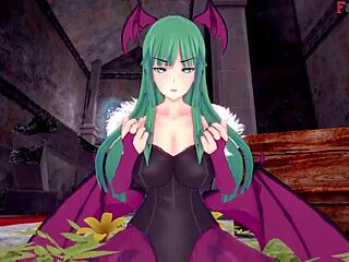 Morrigan Hates First Then Gets Fucked Fully In Halloween Special On Sheer Fantasyking3