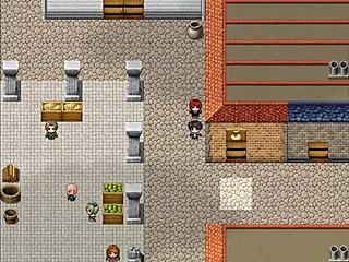 Saving the cute goblin girl from the bdsm session in harem hentai game