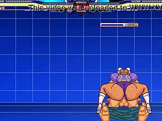 Chun-Li battles Long in hot hentai action 😏