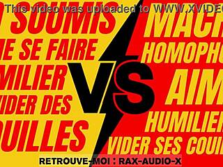 Powerful French hetero dominates young gay submissive in intense session.