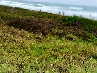 The MILF Was Shocked by a Public Anal Creampie in Broad Daylight. She Took That Big Cock Hard!