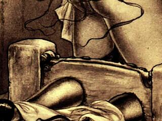 just diving into some old-school erotic sketches, wanna see?