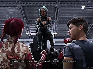 Stranded in space 19 with cute robot girl action