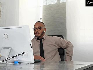 Gamer Stepson Rides Stepdad's Black Cock While Playing