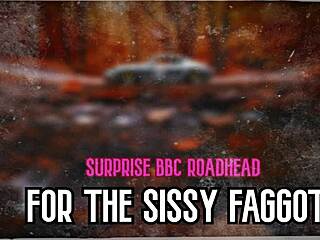surprise bbc roadhead for the sissy faggot on xvideos