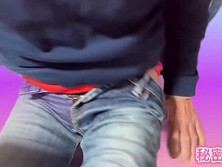 Am I weird showin’ my ass in torn jeans outdoors masturbatin’ in boots?