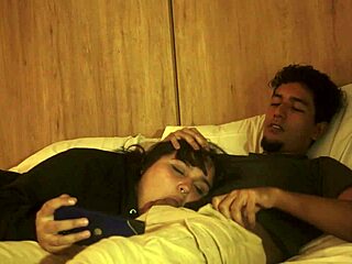 Mi hermanastro notices we're alone and gets naughty with me. Alisongonzalez26 takes a hard pounding.