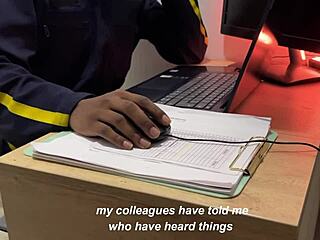 I convince the shy security guard of my building to shoot a porn video it goes wrong