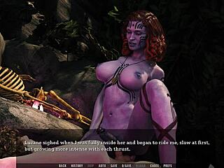 Tales from the Unending Void 19 - Busty Alien Craves My Tongue and Hard Cock in Wild 3D Porn Game
