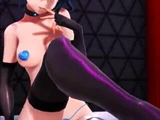 Cure me with wild hentai cartoon striptease action