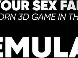 3D animated cartoon with adult characters in sexual situations