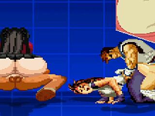 yuri and rin, wanna play this hot hentai game?