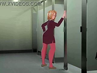 under contract animation - loser gets pounded by winner in wild clash!