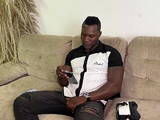 Black stud fucks two stunning Colombian girls using VR goggles.