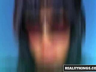 RealityKings brings Nekane and Sabby in wild panty-biting assfucking POV with skinny blonde teen