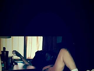 Storm Slaps Big Ass While Peeking Outside for Intruders