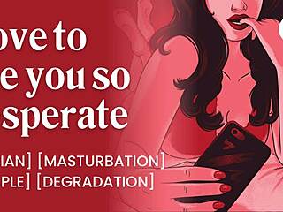 Hey, my dominant lesbian girlfriend’s on the phone giving real jerk-off instructions for orgasm!