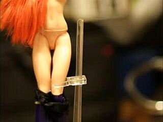 Batgirl Doll DC Tied Up for Cum Shower Blowbang