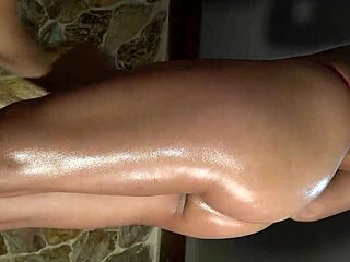 watching xattlalust’s oiled butt in red and blue panties is pure gold