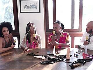 We face prejudice for our size and enjoy public sex in sheer red lingerie