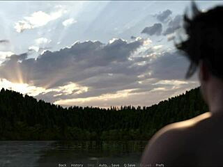 Walkthrough of the visual novel Summers gone 75 with PC gameplay