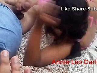 Suchi Bhabhi's viral Indian sex video features sucking big cock and tits.
