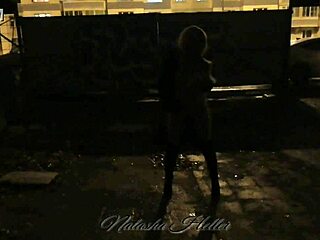 I love showing off naked during Autumn walks